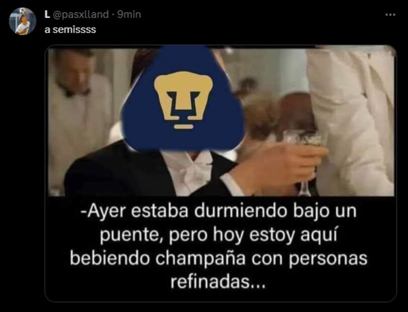 Los mejores memes del triunfo de Pumas sobre Chivas / Foto: Especiales