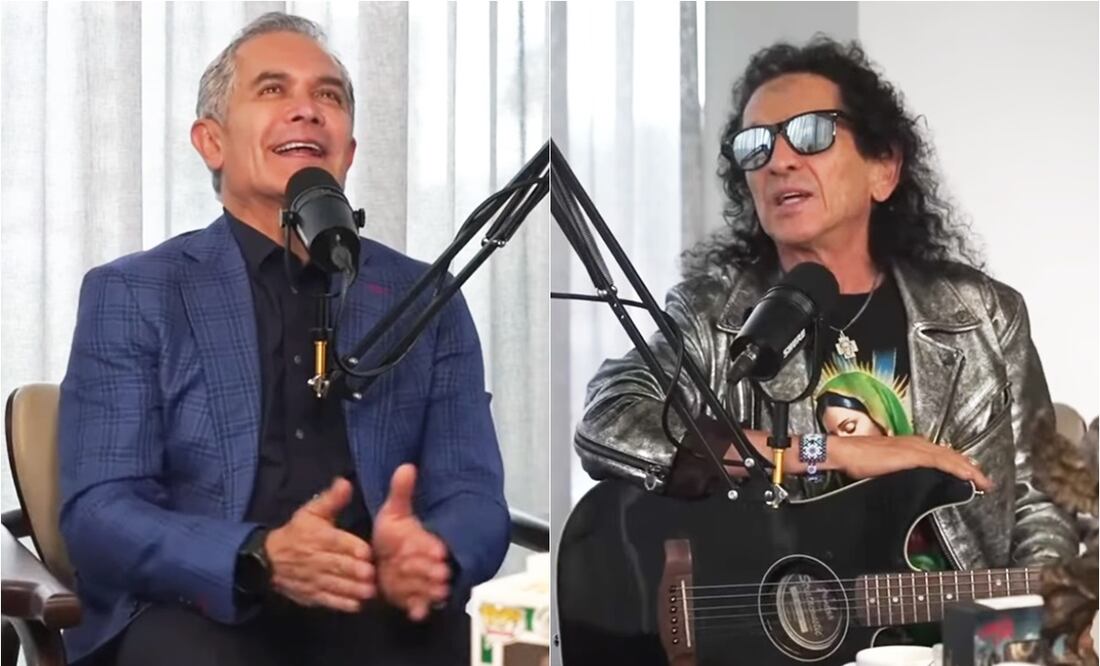 Alex Lora estuvo como invitado en el podcast que Miguel Ángel Mancera tiene en La Saga.
Fotos: YouTube