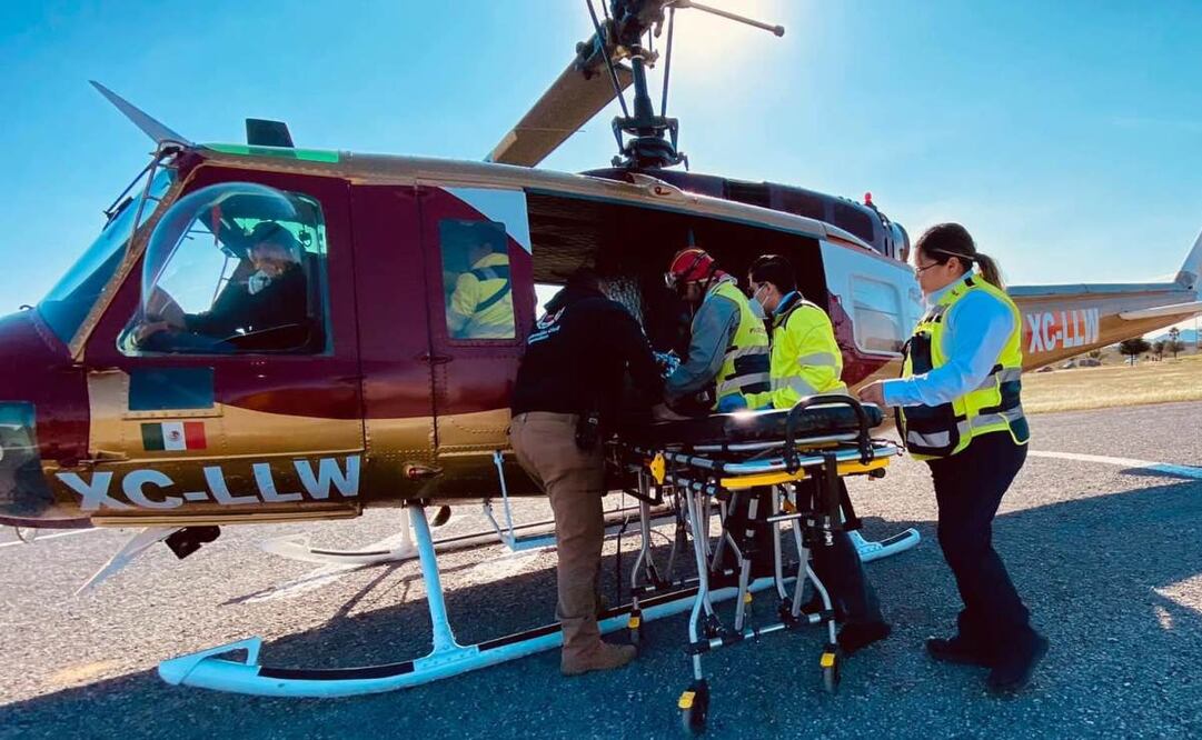 Luego de que salió a buscar una vaca de su propiedad, Cruz sufrió una caída y quedó lesionado (06/01/2025). Foto: Especial/El Universal