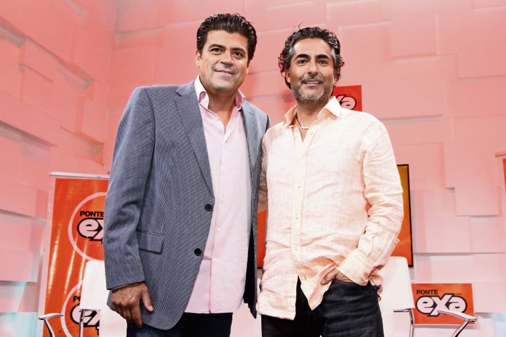 En la foto: Jorge Van Ranking y Raúl Araiza, conductores (ARCHIVO. EL UNIVERSAL)