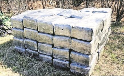 Aseguran cargamento de marihuana en Apodaca, Nuevo León