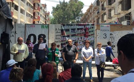 Víctimas del 19S en la CDMX desconocen a organización "damnificados unidos"