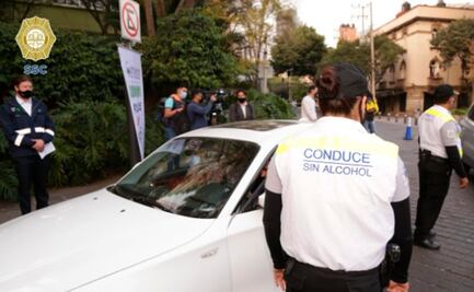 Inicia alcoholímetro por fiestas decembrinas; operará las 24 horas en CDMX