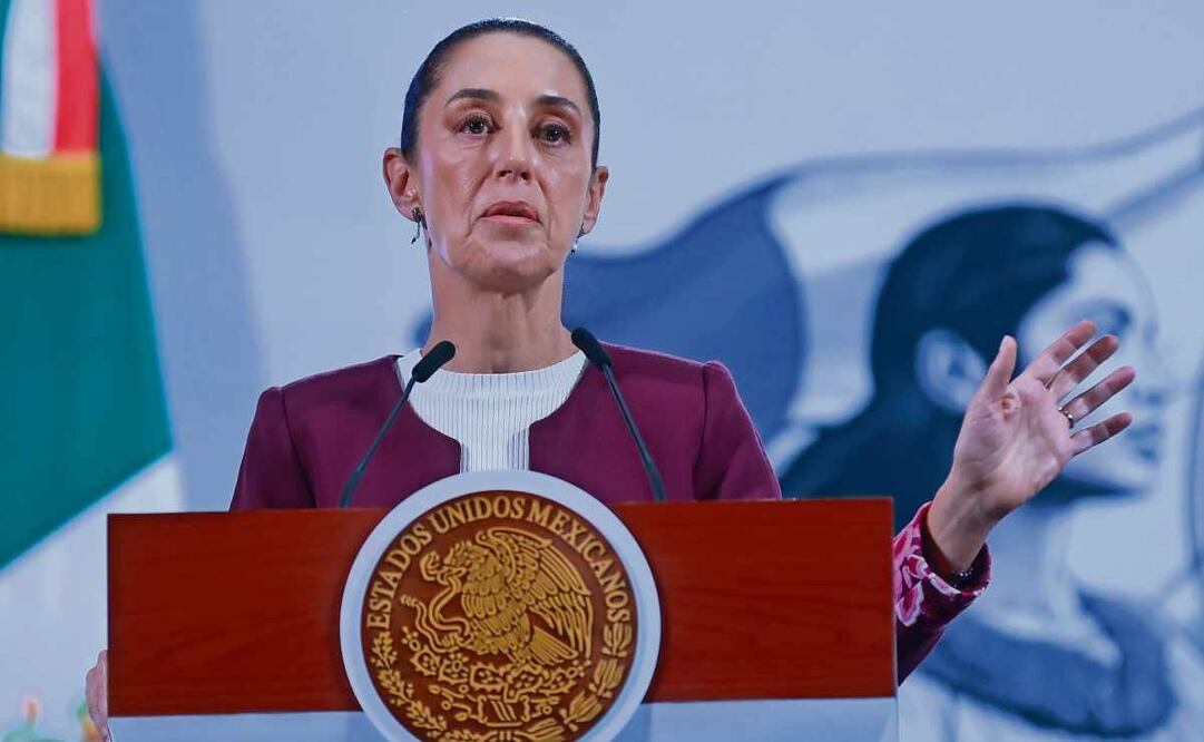 La presidenta Claudia Sheinbaum Pardo manifestó que los subsidios de los que habla Donald Trump se deben al aumento de las exportaciones de México a Estados Unidos. Foto: Fernanda Rojas | El universal