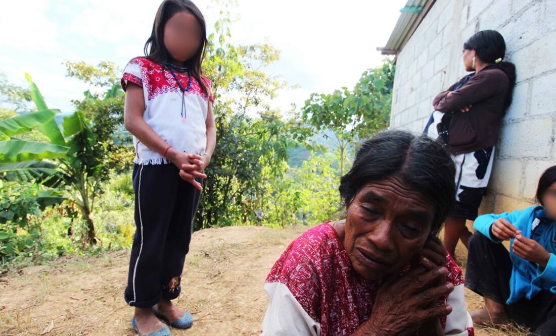 Last year, hundreds of Indigenous people from the Tzotzil community in Chiapas fled their homes as a result of violence – Photo: Fredy Martín Pérez/EL UNIVERSAL