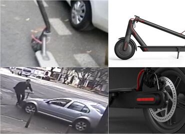 Así es el scooter del joven embestido por auto en calles de la colonia Roma