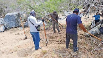Hallan 5 fosas y restos expuestos en Comondú, Baja California Sur