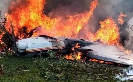 VIDEO: Mueren 4 personas en desplome de avioneta en Morelos