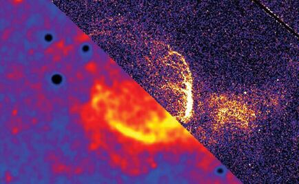 Una gigantesca burbuja interestelar crece en la galaxia de Andrómeda