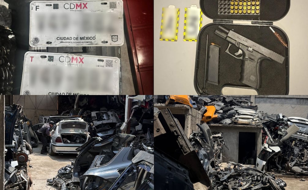 Caen 5 integrantes de banda dedicada al robo de coches en Iztapalapa, entre ellos el líder criminal; aseguran droga y autopartes.
Foto: Especial.