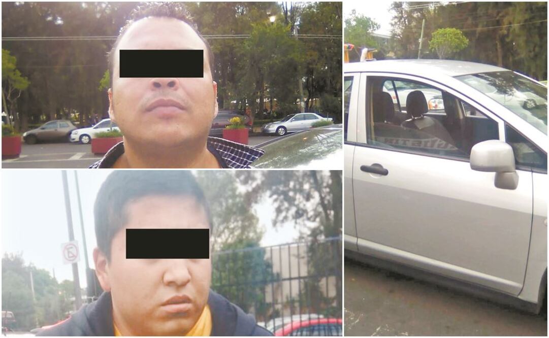 A través de imágenes captadas en el C2 de Azcapotzalco, policías ubicaron uno de los vehículos presuntamente utilizados en el robo y capturaron a dos supuestos implicados. Foto: ESPECIALES