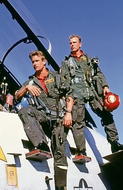 Whip Hubley junto a Barry Tubb en el filme de 1986. Foto: Paramount Pictures