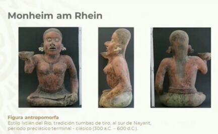 Alemania devuelve a México 34 piezas arqueológicas que eran de colecciones particulares