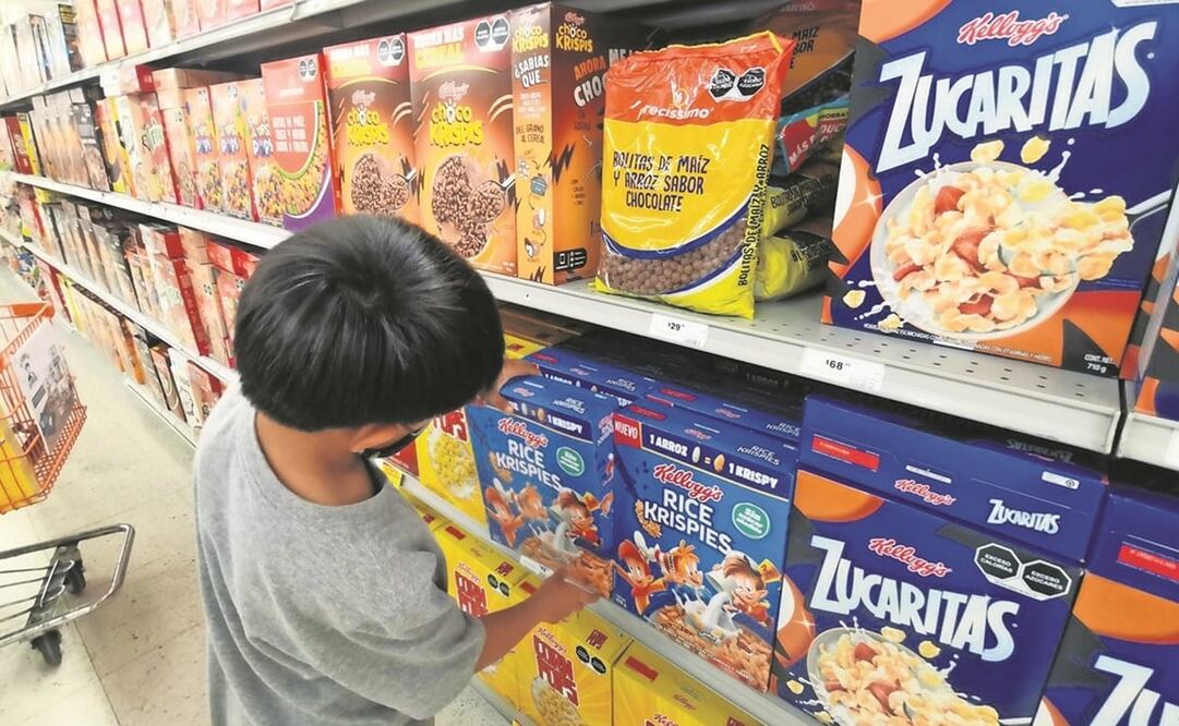 El Poder del Consumidor destacó que los alimentos para niños ya no usan caricaturas que induzcan al consumo. Foto: Archivo/EL UNIVERSAL.