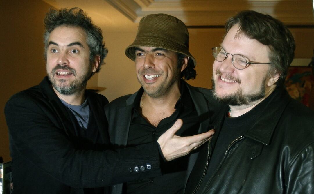 Alfonso Cuarón, Alejandro González Iñárritu y Guillermo del Toro. Foto: EFE