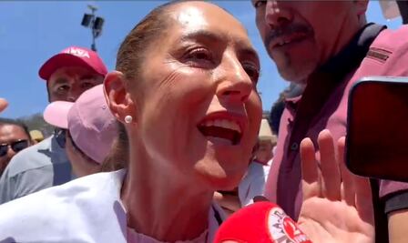 Sheinbaum espera ir con AMLO al Zócalo, pero como una ciudadana más