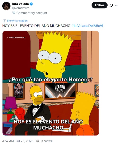 La sexta edición de La Velada del Año dejo la mejor ola de memes en redes sociales. Foto: Redes sociales.