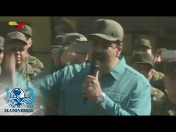 “Traidores nunca, leales siempre”, dice Maduro en ejercicios militares en Venezuela