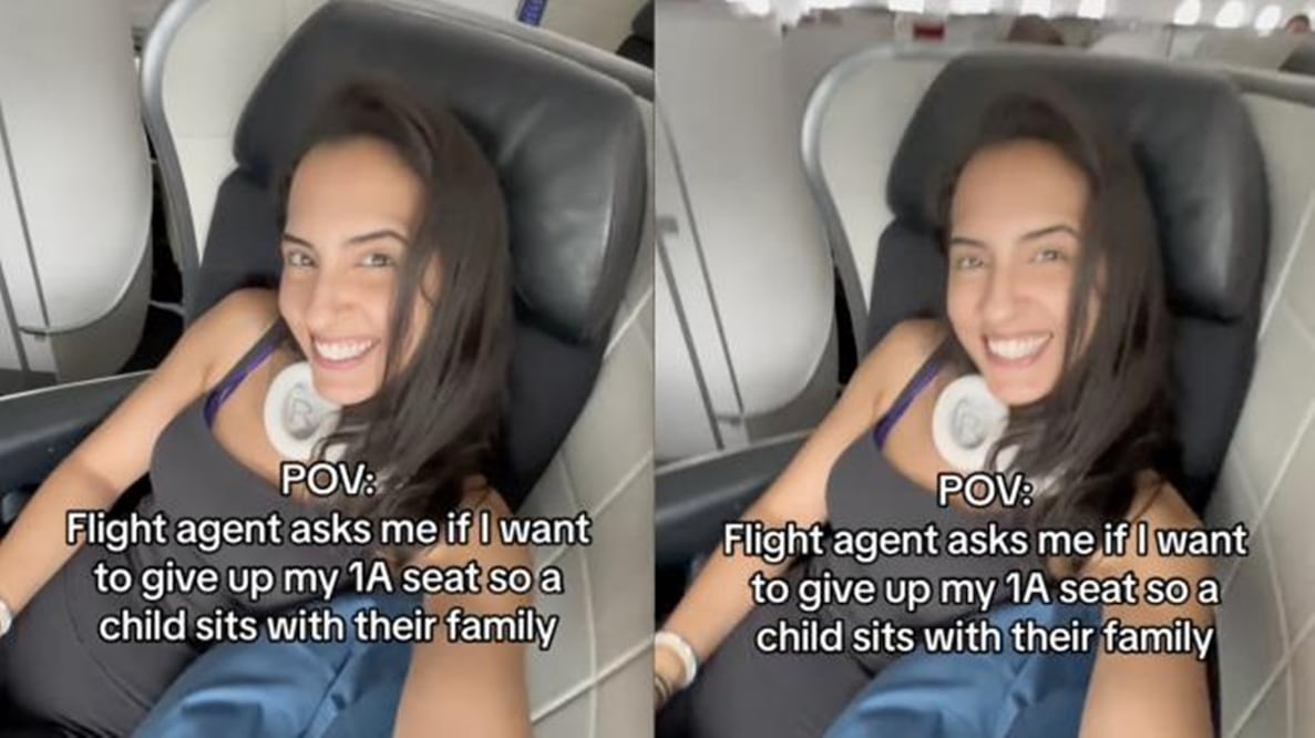 Usuaria de Estados Unidos compartió su experiencia en el avión y generó polémica en TikTok. Foto: TikTok: @lifewithdrsab
