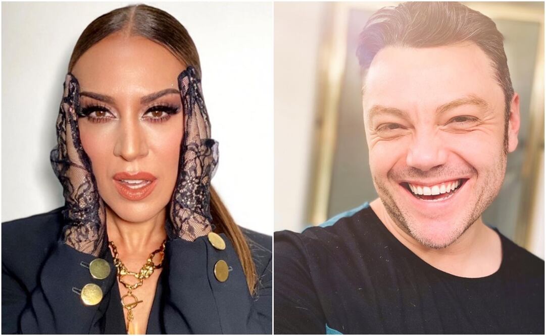 Mónica Naranjo y Tiziano Ferro. Foto: Capturas de Instagram @monicanaranjo y @tizianoferro