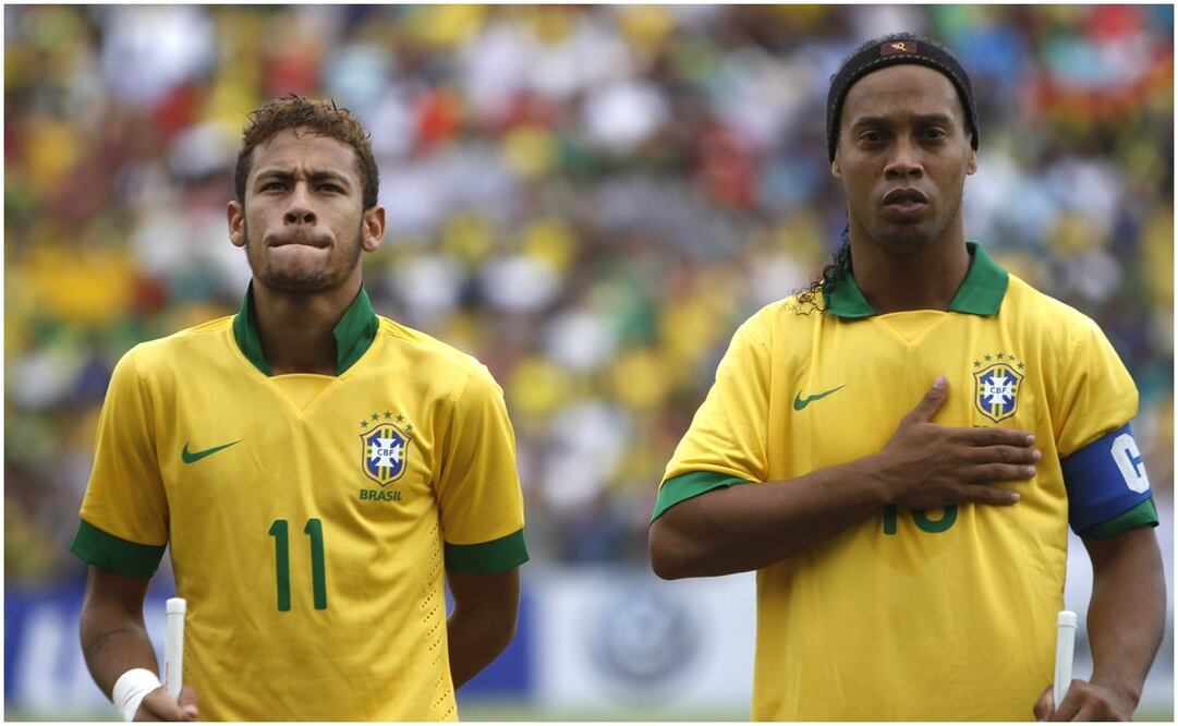 Ronaldinho defiende a Neymar de las críticas, “es de los mejores jugadores del mundo” / FOTO:AP