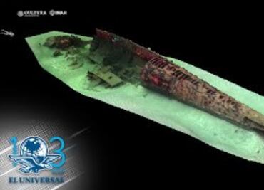 Registran submarino de la Primera Guerra Mundial en costas mexicanas