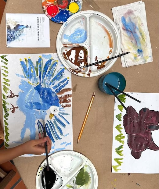 Descubre tu artista anterior con los talleres de artes plásticas en el Museo Dolores Olmedo. Foto: Instagram @elolmedomx