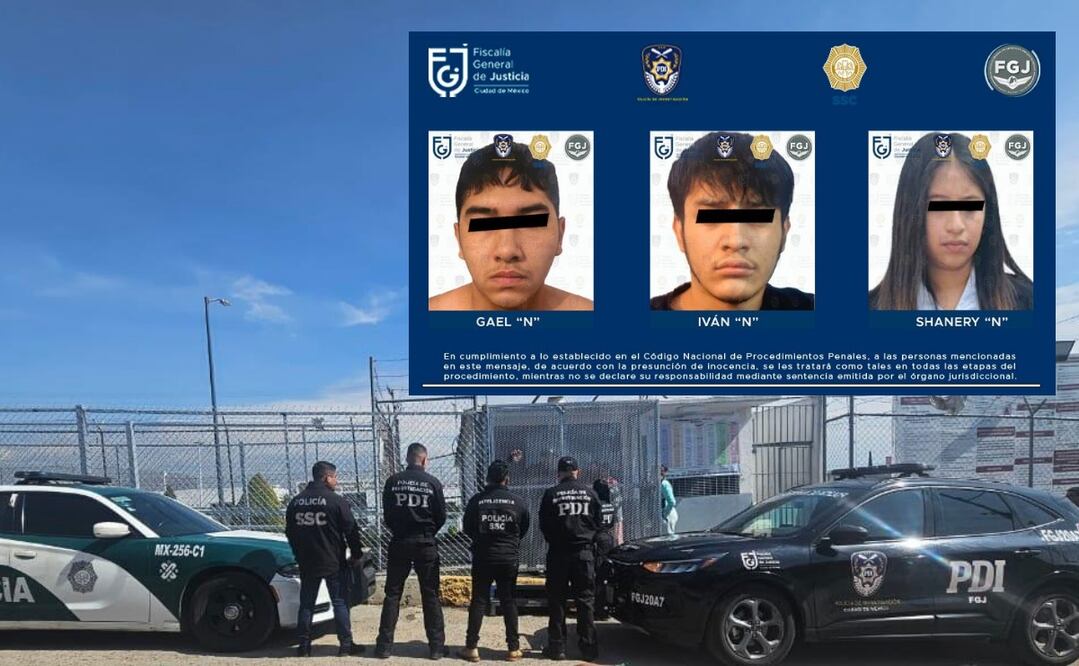 De acuerdo con la indagatoria, Gael “N”, Iván “N” y Shanery “N”, participaron en el ataque con disparos de arma de fuego en agravio de tres personas, entre ellas la lideresa de comerciantes Diana Sánchez Barrios. Foto: Especial