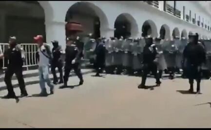 Codhem emite recomendación por enfrentamiento entre comerciantes y policías en Toluca