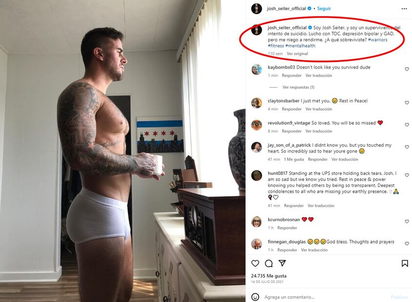 Josh Seiter estudió derecho pero se dedicaba a las redes sociales; recientemente abrió su cuenta de contenido explícito.
Foto: Instagram