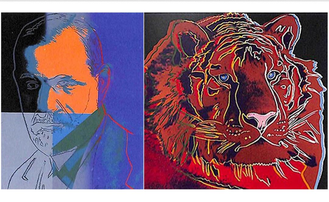 Las piezas "Portrait of Sigmund Freud" y "Siberian Tiger" forman parte de las nueve obras robadas. (FOTO: especial)