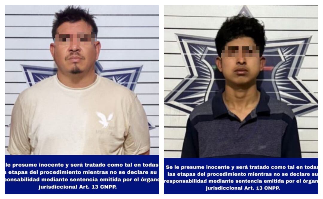 Detienen a dos presuntos integrantes del CJNG en Quintana Roo; aseguran armamento. Foto: Especial