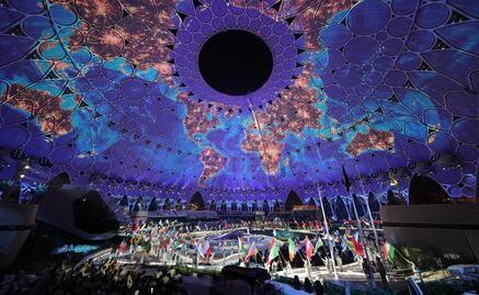 En fotos, la extravagante ceremonia de inauguración de la Expo 2020 en Dubai