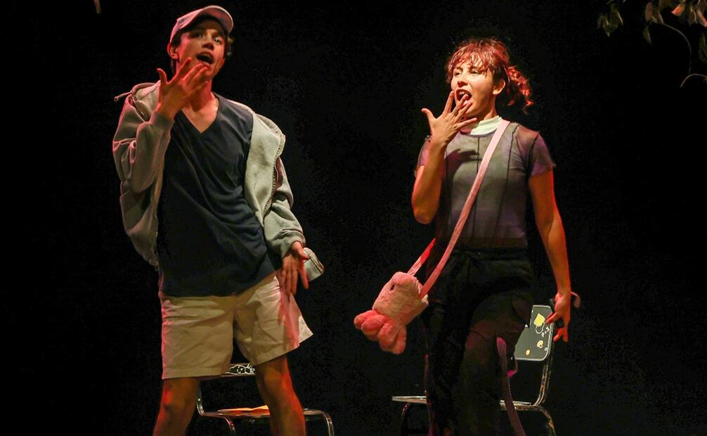 Obra de teatro "Oppa", en el Foro La Gruta, del Centro Cultural Helénico. Foto: Hugo Salvador/El Universal.