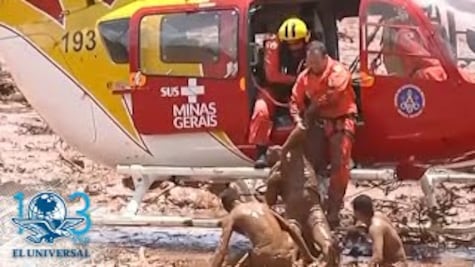 Rescatan a personas arrastradas por avalancha de lodo en Brasil
