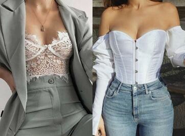 Alerta tendencia: Las blusas tipo corsé serán el complemento perfecto para tu look
