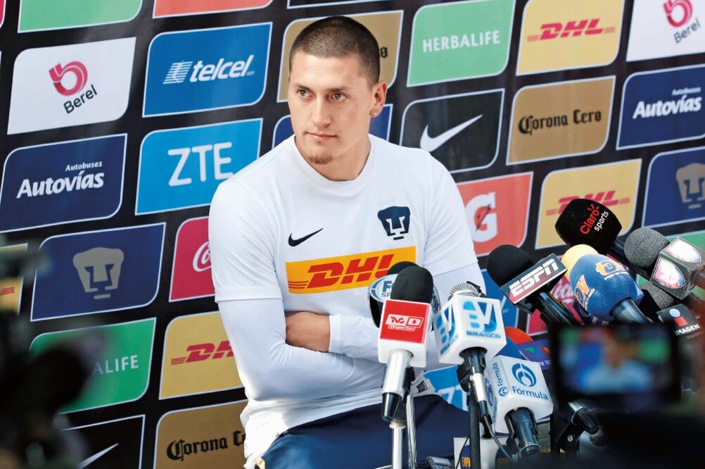 El nuevo refuerzo auriazul ve una Liga MX muy exigente, muy dinámica y que es mejor que la chilena (AGUSTÍN SALINAS. EL UNIVERSAL)