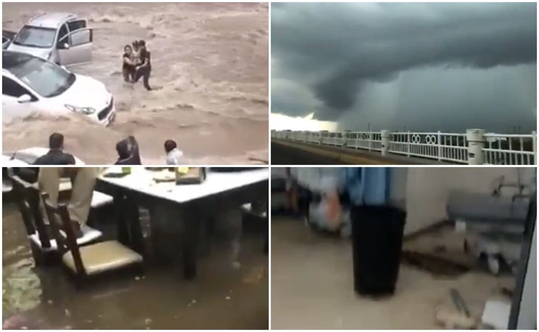 Videos de lluvias en Culiacán