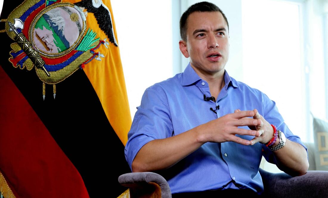 Daniel Noboa informa intento de envenamiento en tres productos Foto: AFP/Archivo