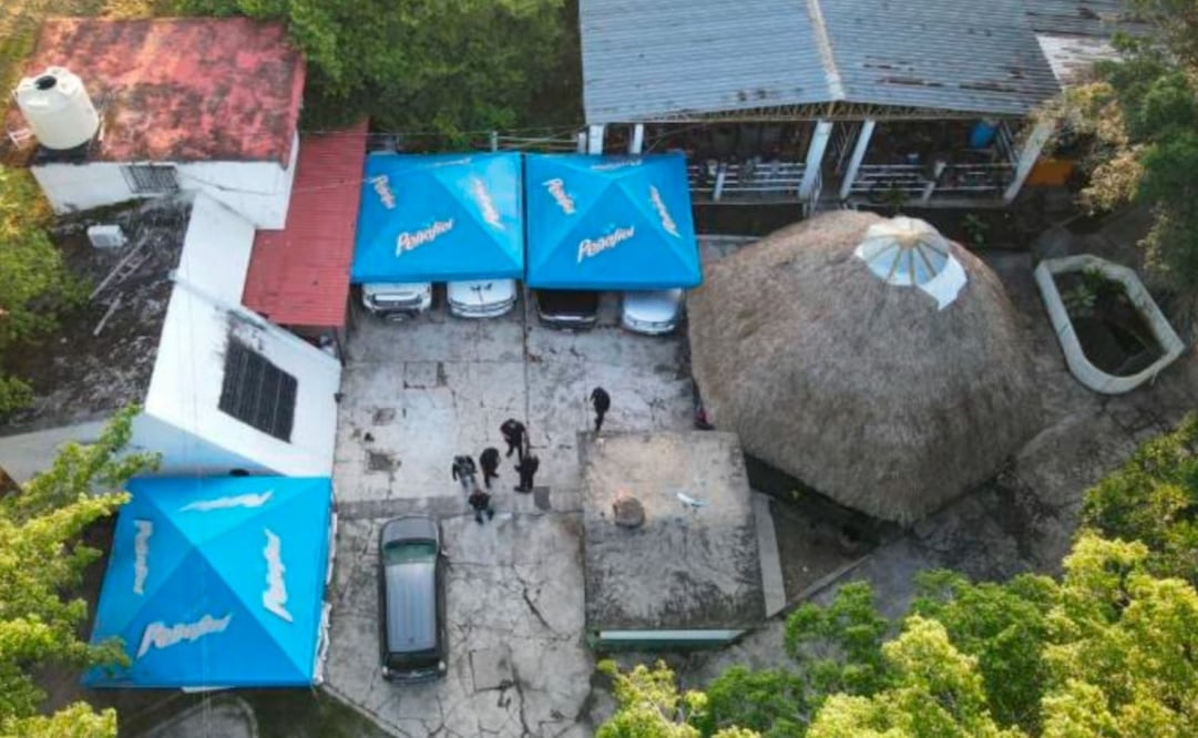 Cateo en Veracruz ligado a "El Fallo", del Cártel Jalisco Nueva Generación. Foto: Especial