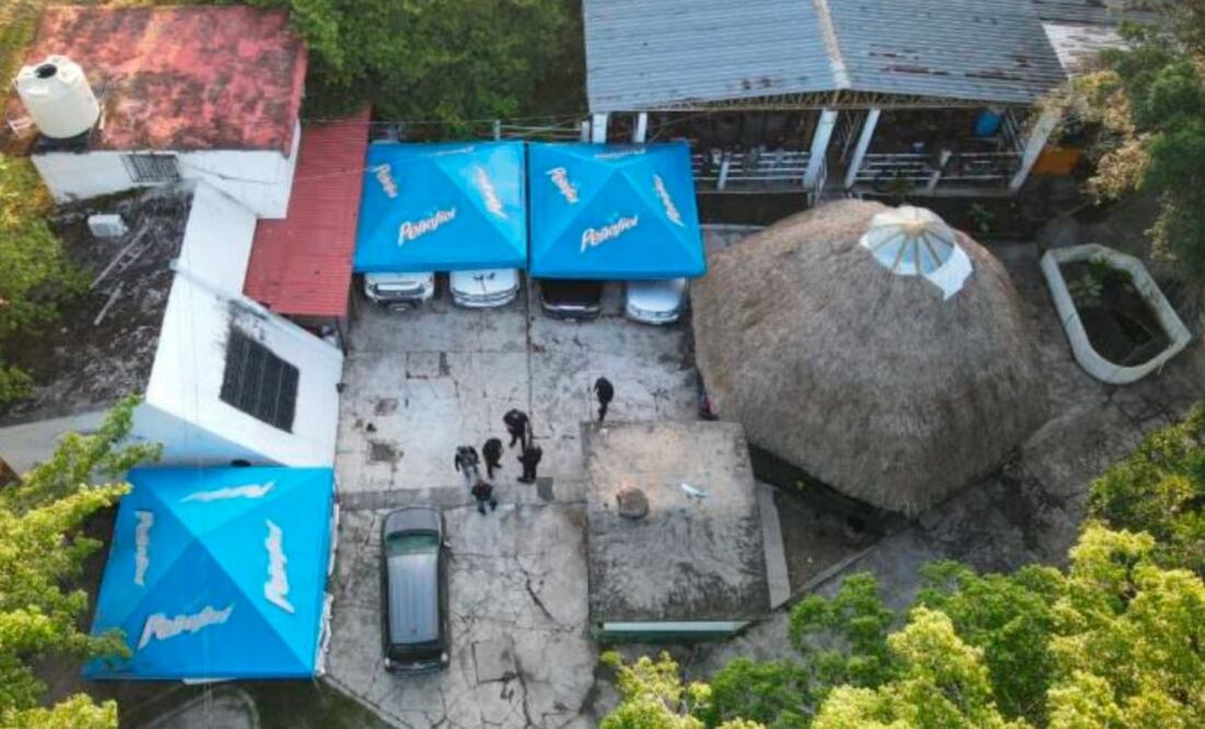 Cateo en Veracruz ligado a "El Fallo", del Cártel Jalisco Nueva Generación. Foto: Especial