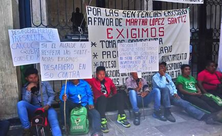 Con plantón, tzeltales exigen incorporación de síndica en ayuntamiento de Chiapas