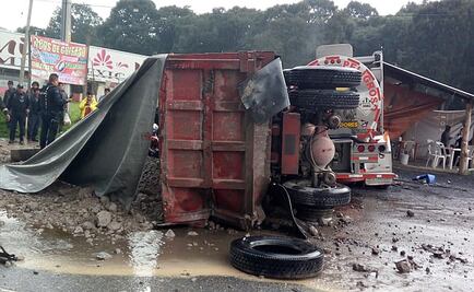 Deja un muerto aparatoso accidente en la México-Toluca