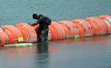 Juez ordena remover el muro flotante del río Grande