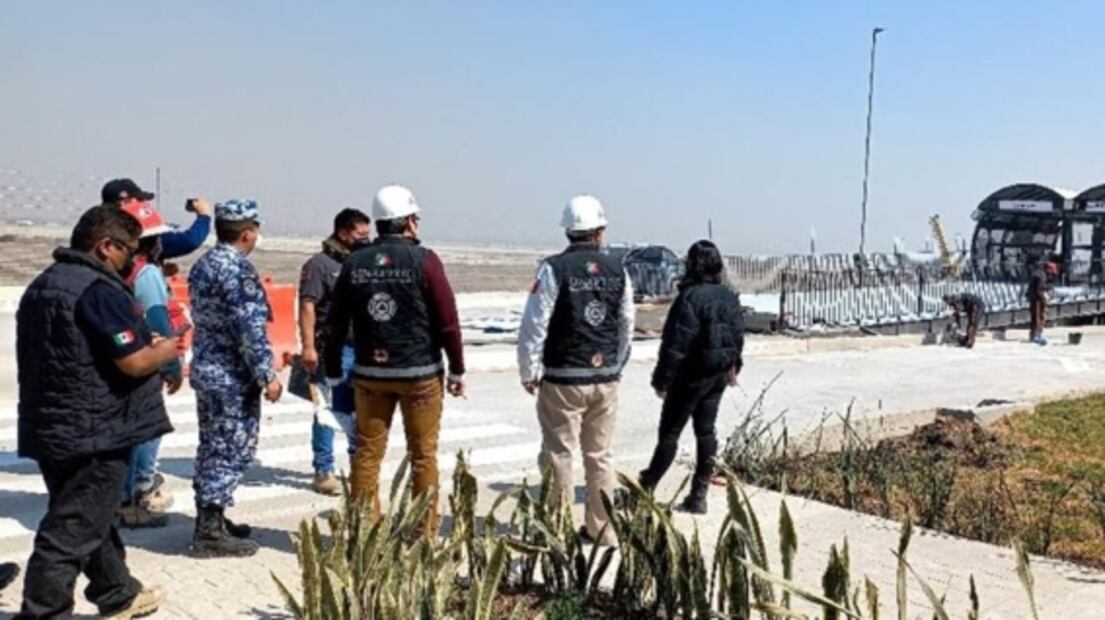 Certifican protocolos de Protección Civil del Aeropuerto Internacional Felipe Ángeles