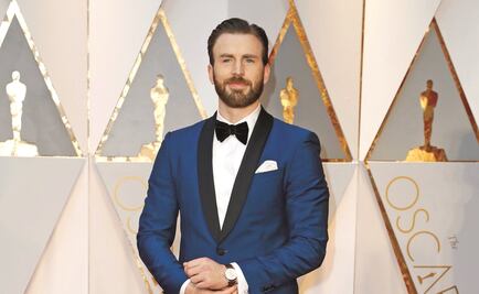 Chris Evans admira a la perrita rescatista “Frida"