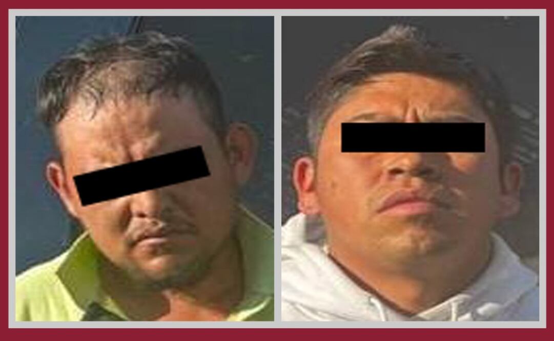 Detienen a dos presuntos integrantes de la Familia Michoacana en Texcaltitlán. Foto: Gobierno del Estado de México