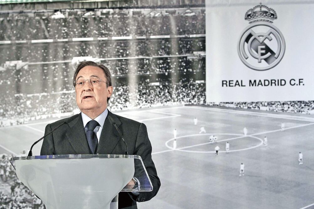 Florentino Pérez, presidente del club, afronta la asamblea con proyectos fallidos (ARCHIVO EL UNIVERSAL)