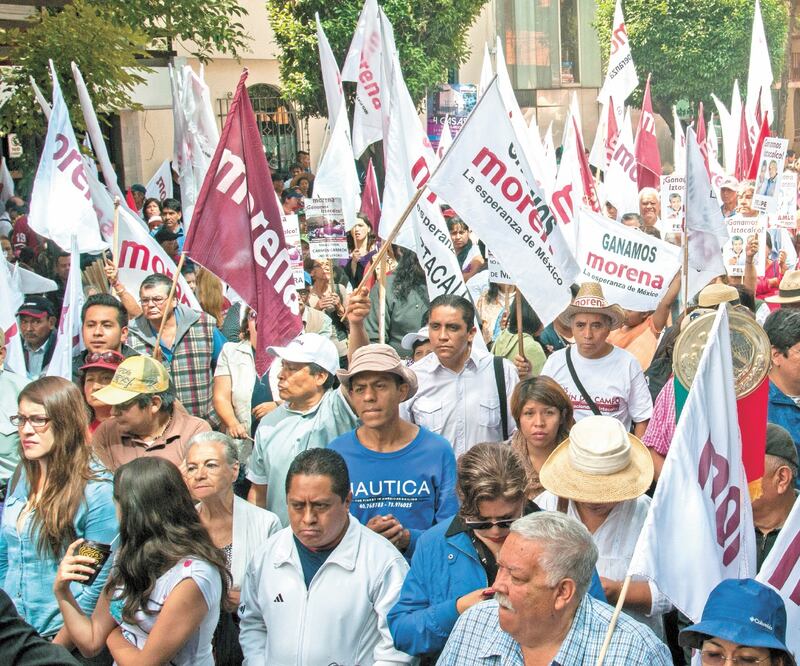 Morena es un partido judicia- lizado, es decir, sus diferencias acaban en el TEPJF, consideran expertos. Foto: ARCHIVO EL UNIVERSAL  