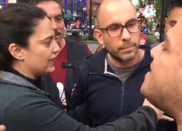 Funcionarios en Coyoacán protagonizan discusión en feria artesanal